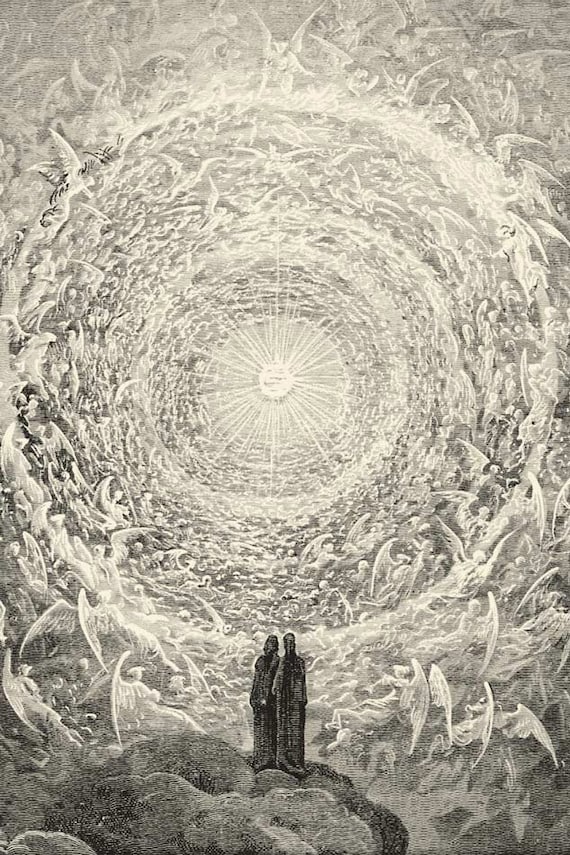 Gustave dore dante inferno arte impressão poster grandes para