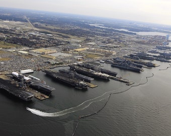 Poster, Many Sizes Available; Naval Station Norfolk Virginia