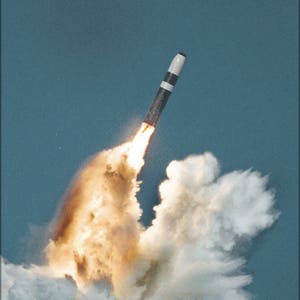 Poster, Many Sizes Available; United States Trident Ii (D-5) Missile Underwater Launch