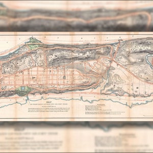 Poster, Many Sizes Available; 1868 Knapp Map Of Northern Manhattan ( New York City ), Harlem, Washington Heights, Inwood