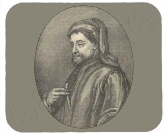Mouse Pad; Chaucer