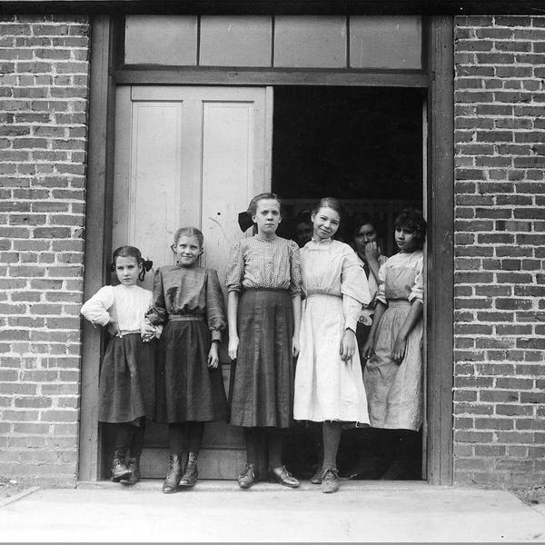 Poster, Many Sizes Available; Group Of Young Girls, All Working In May Hosiery Mills. Nashville, Tenn. Nara 523341