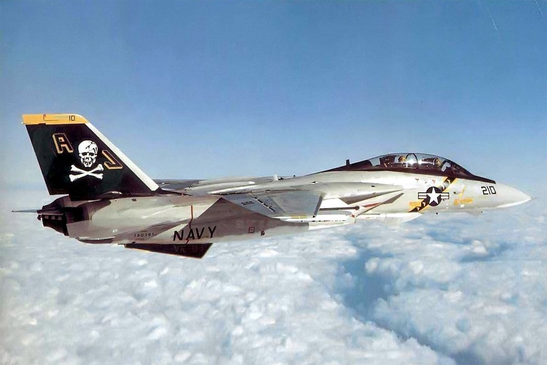ポスター、さまざまなサイズあり。VF-84 ジョリー ロジャースの F-14