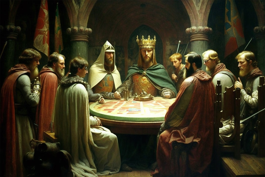 Poster, Many Sizes Available; King Arthur and the Knights of the Round ...