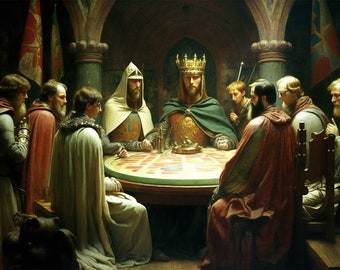 Poster, Many Sizes Available; King Arthur and the Knights of the Round Table p3