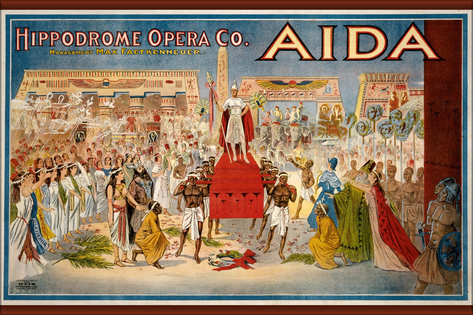 Poster, Many Sizes Available; 1908 Poster for Giuseppe Verdi's Aida ...