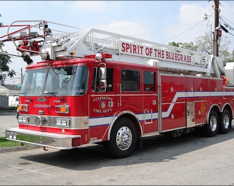 Poster, Many Sizes Available; X-Ladder 1 105' Pierce Arrow fire engine truck