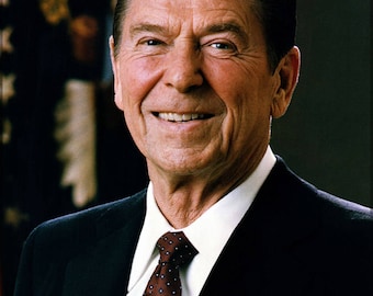 Cartel, muchos tamaños disponibles; Presidente Ronald Reagan Retrato oficial de la Casa Blanca de