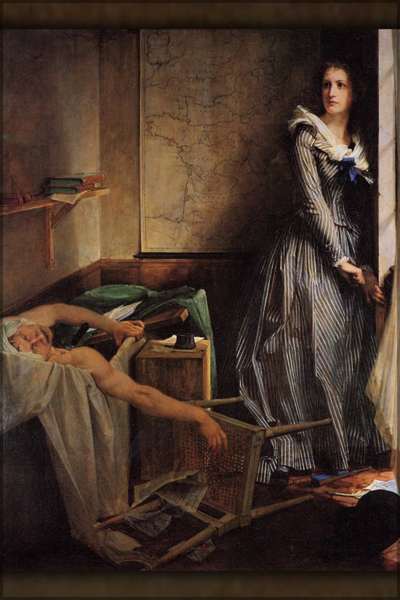 Poster Many Sizes Available Charlotte Corday By Paul Jacques Etsy