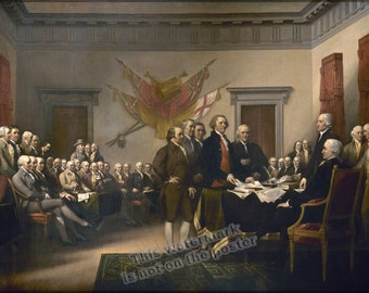 Poster, Many Sizes Available; Declaration of Independence (1795) john trumbull
