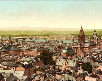 Poster, Many Sizes Available; Mainz, Rhineland, Germany, 1895 Photochrom