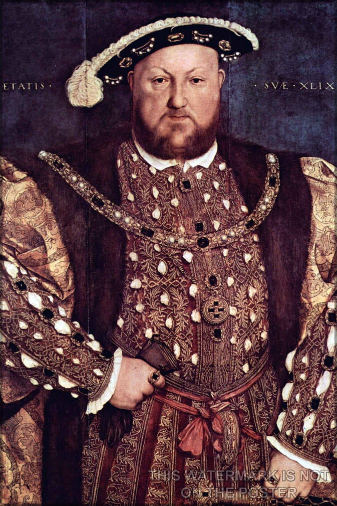 Poster, Many Sizes Available; King Henry Viii by Hans Holbein the