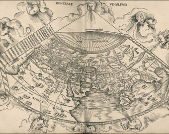 Poster, Many Sizes Available; Ptolemy Map Of The World 2Nd Century