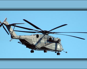 Affiche, de nombreuses tailles disponibles; Hélicoptère MH-53E Sea Dragon