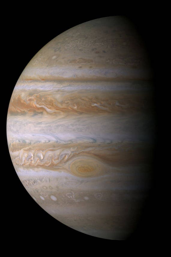 Poster, Many Sizes Available; Jupiter as Seen by the Space Probe