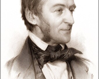 Poster, vele maten beschikbaar; Ralph Waldo Emerson P1