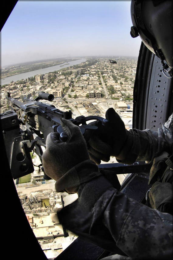 Poster Many Sizes Available Uh 60 Black Hawk Helicopter Door Etsy