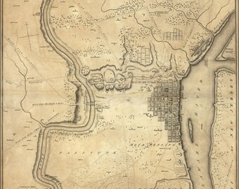 Poster, Many Sizes Available; Map Of Philadelphia, 1779