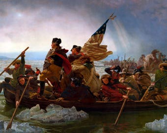 Cartel, muchos tamaños disponibles; George Washington Crossing The Delaware