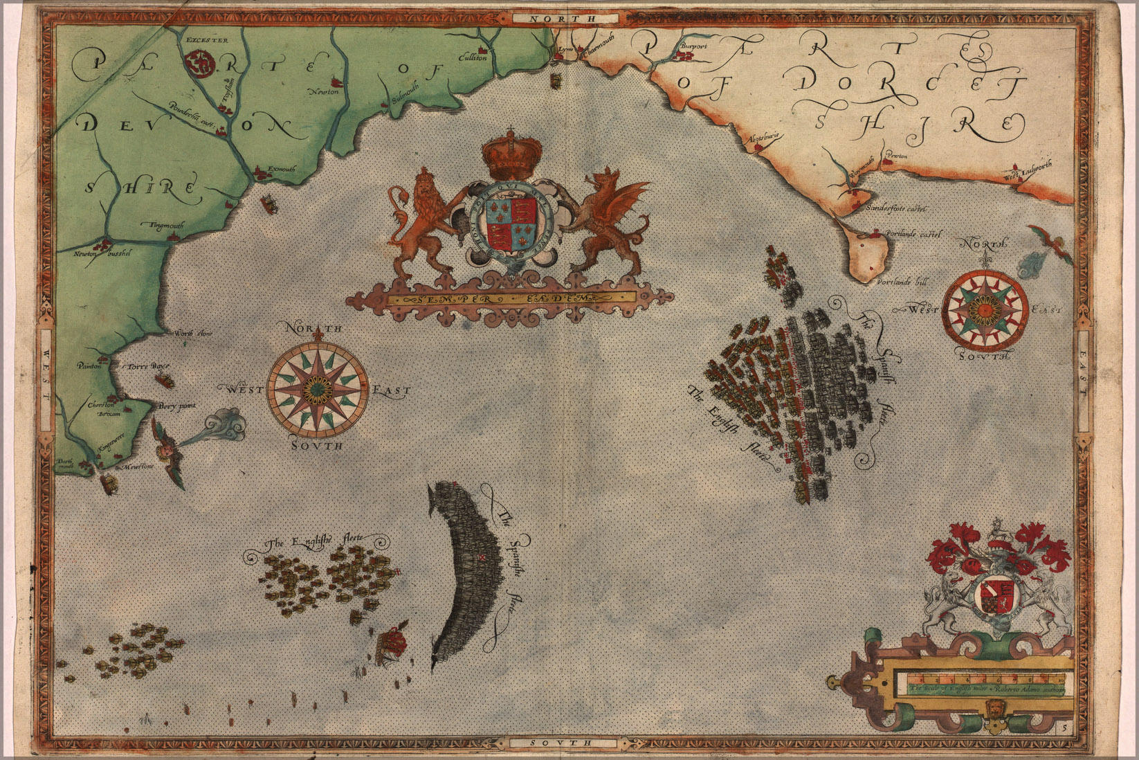 Francis Drake/'s Voyages around the World 1590s Old World Map Poster 20x30