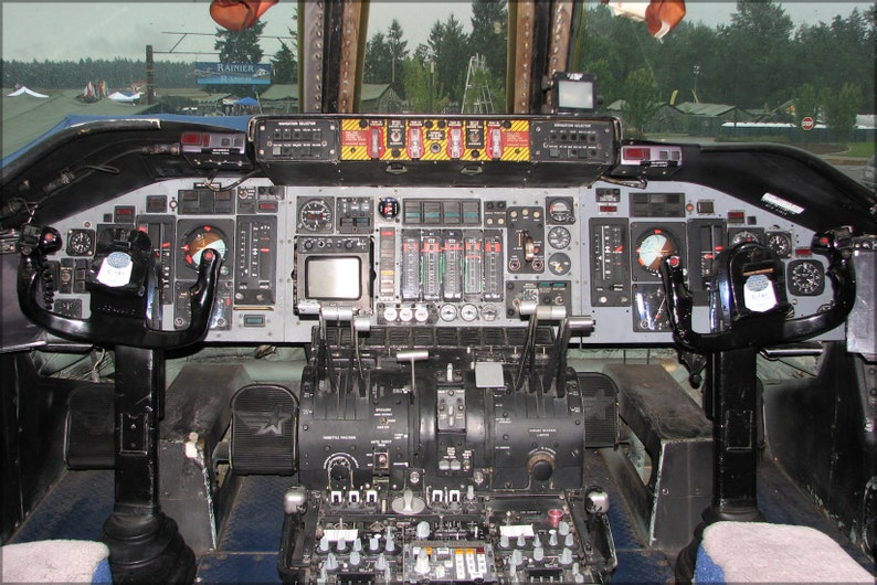 Poster Many Sizes Available; Lockheed C-141 starlifter Cockpit