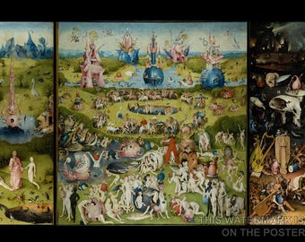 Poster, Many Sizes Available; Garden Of Earthly Delights Triptych By Hieronymus Bosch (C. 1503) Paradise And Hell
