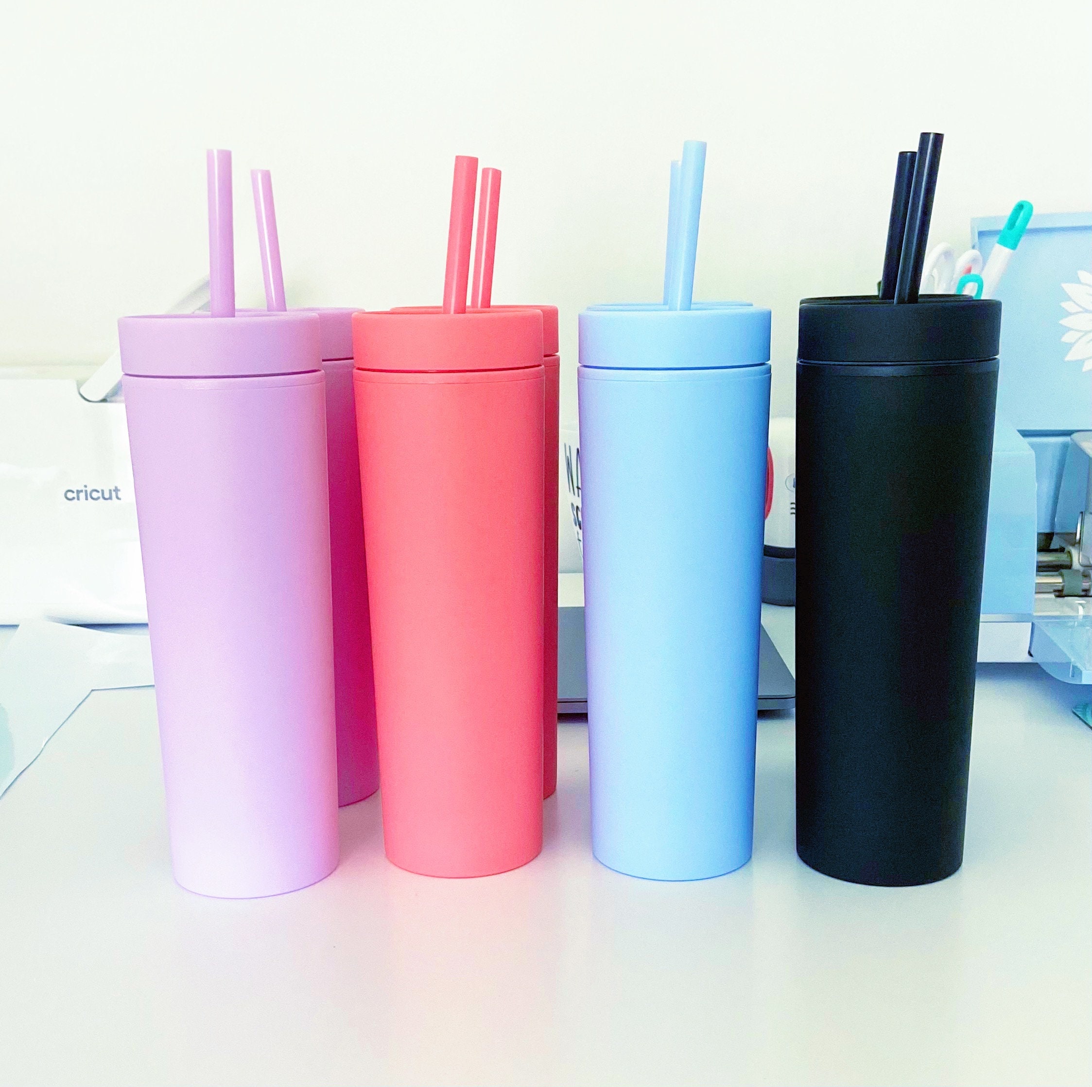 Custom Skinny Matte Tumblers Etsy