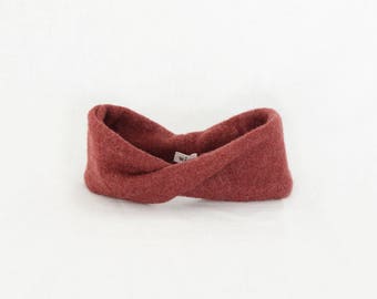 Paprika-style turban 100% wool band