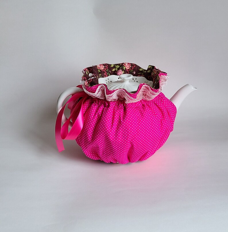 Tea cozy wraparound reversible tea cozy Etsy