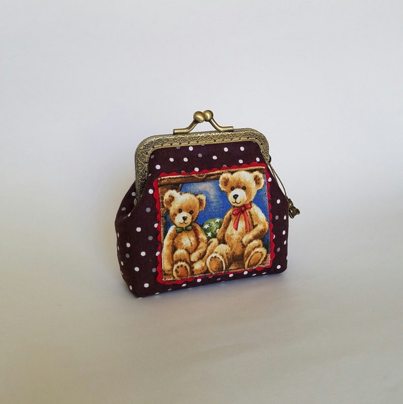 diamond teddy bear purse