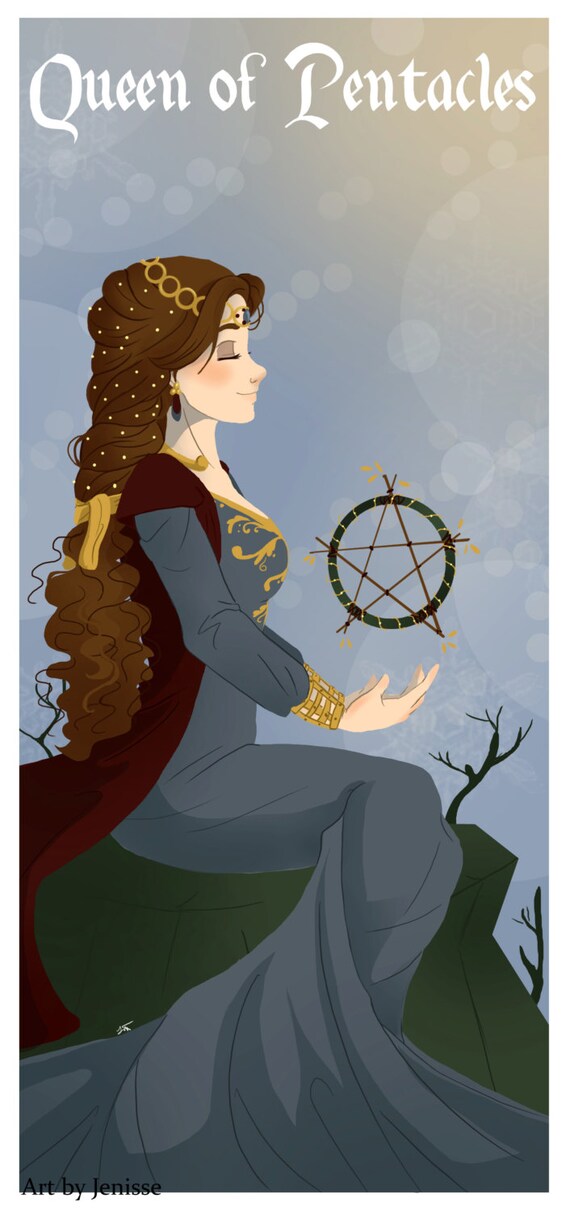 Queen Of Pentacles Etsy