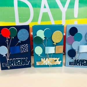 3D Birthday  Gift Card Holder, Gift Card Box, Gift Card , Gift Holder, Gift Box, Birthday Gift Card Holder,