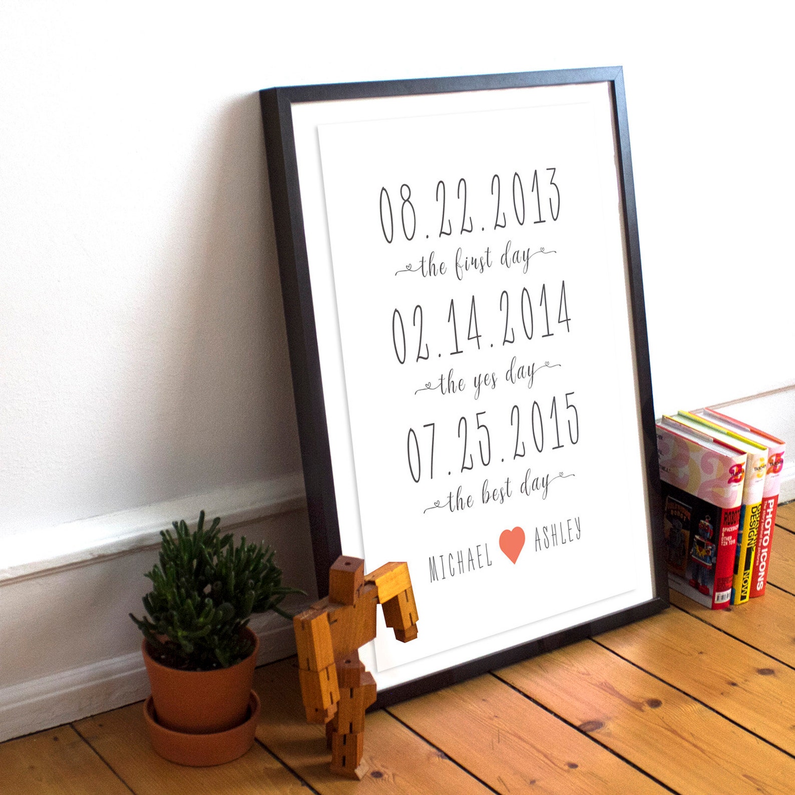 Personalisiertes Geschenk zum ersten Jahrestag für Ihn Etsy