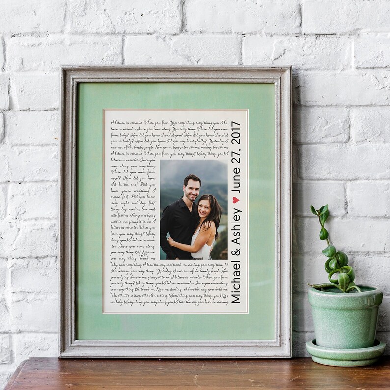 Custom Lyric Wall Art Personalized Music Lyrics Any song Etsy