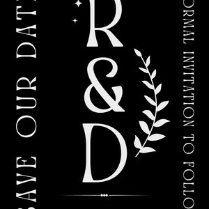 Tarot Card &quot;The Lovers&quot; Save The Date
