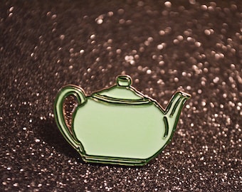 Pam's Teapot Enamel Pin, The Office Inspired