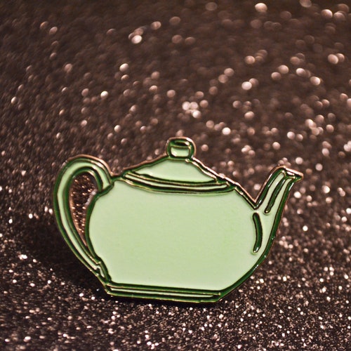 Pams Teapot Pam Halpert the Office Jim and Pam Green Etsy