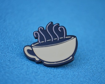 Friends TV Show Enamel Pin, Central Perk Coffee Mug
