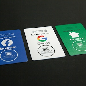 Custom NFC Business Card: Full Color Both Sides UV Printed Smart Card image 7