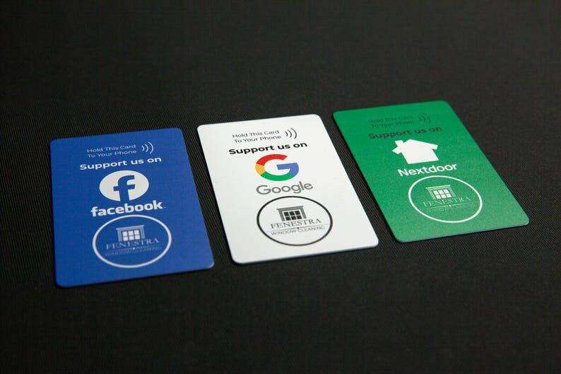 Custom NFC Business Card: Full Color Both Sides UV Printed Smart Card image 7
