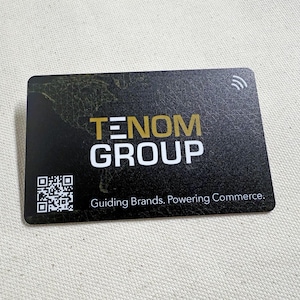 Custom NFC Business Card: Full Color Both Sides UV Printed Smart Card image 1