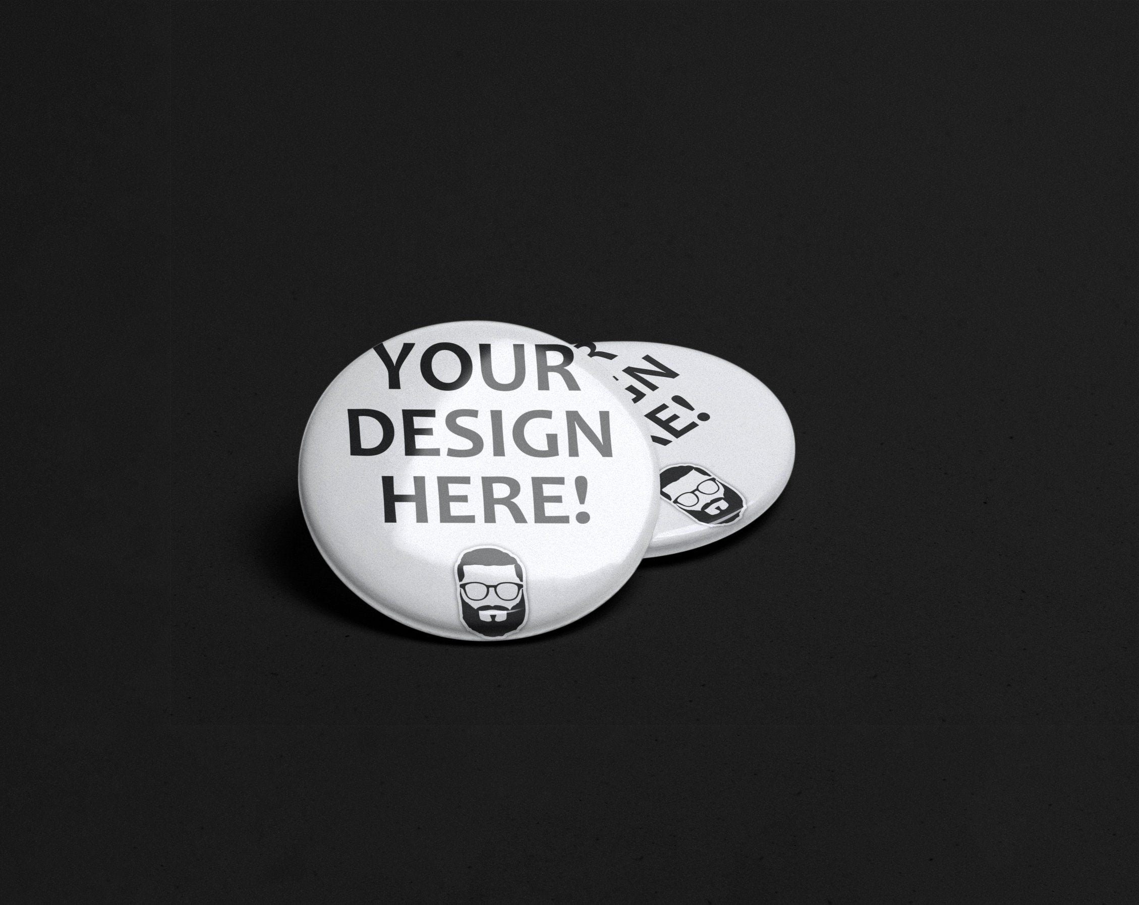 Set of 5 Custom 1.5 Pinback Buttons great for memoralizing parties