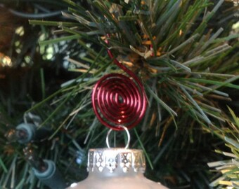 Burgundy Christmas Ornaments Glass 2022