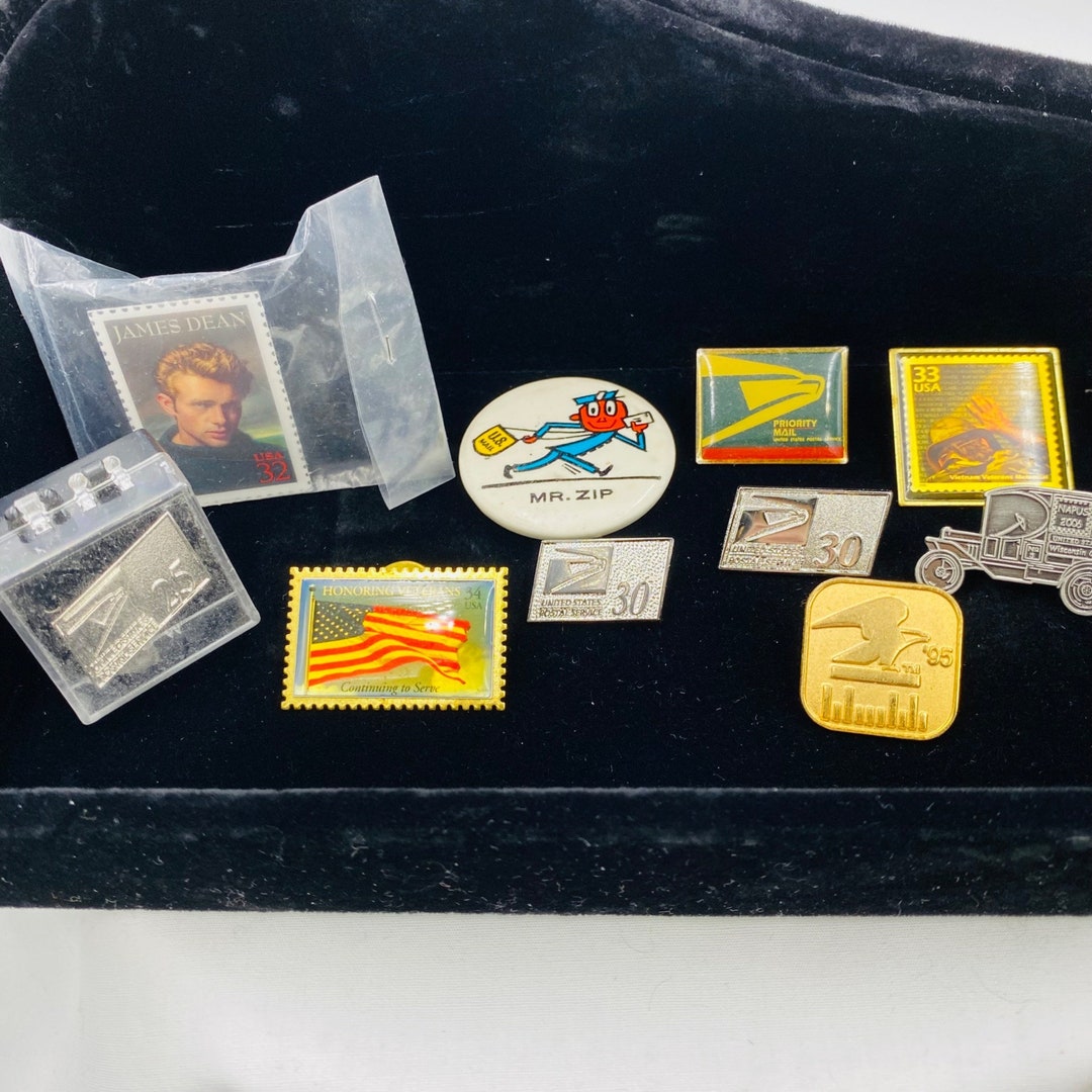 Post Office Memorabilia of Pins and Watch Etsy
