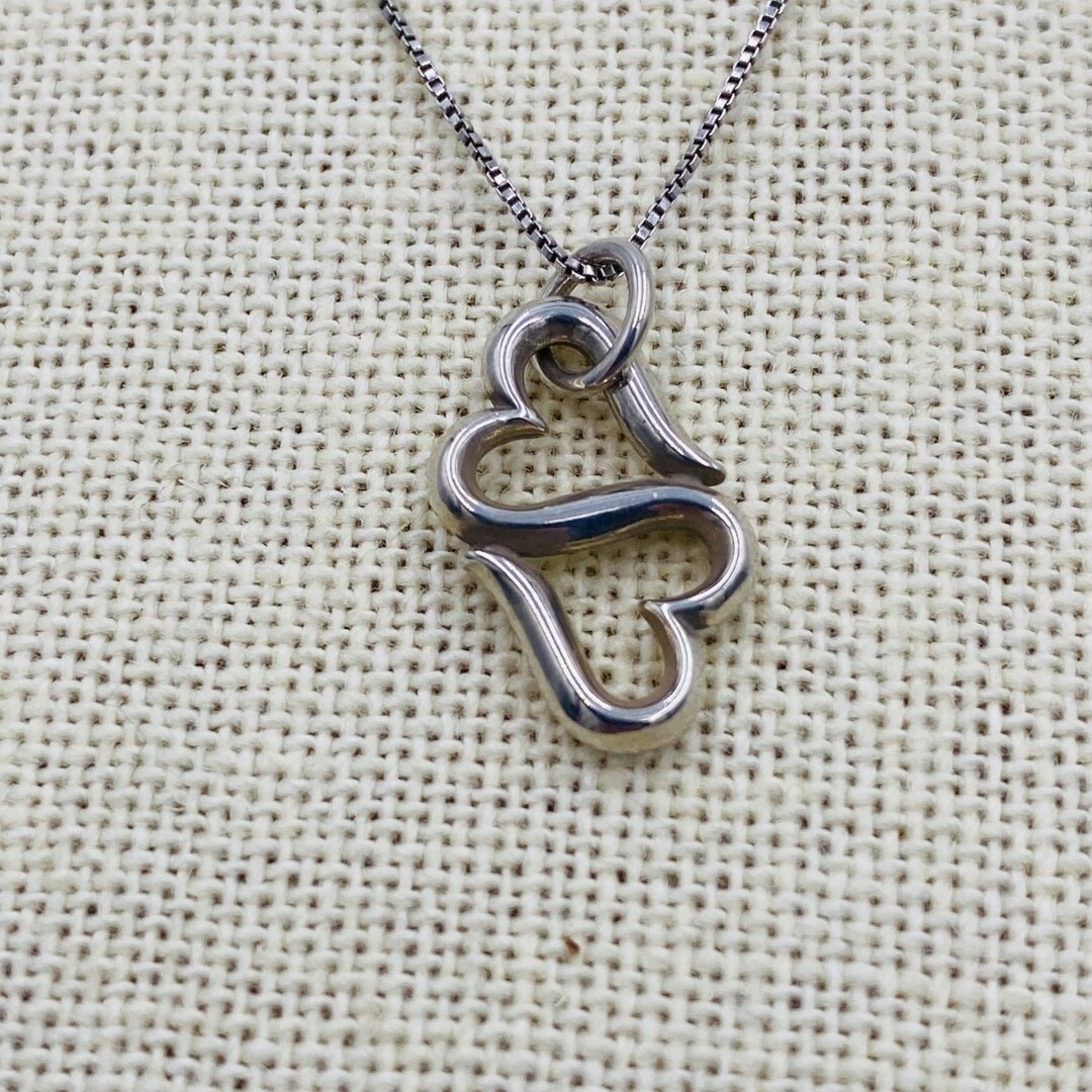 James Avery Craftsman Heart to Heart Charm, Sterling Silver, on 18