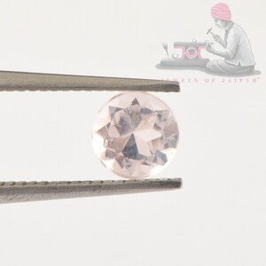 Natural Rose Quartz Gemstone: 6mm Round Faceted Pink Stone (5-100 pcs)