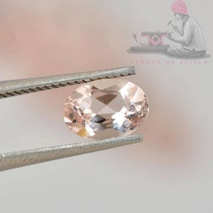 Natural Morganite Gemstones - 7x5mm Oval cut Peach color MORGANITE Gemstone - 7x5mm oval faceted Natural Moganite jewelry Making gemstones