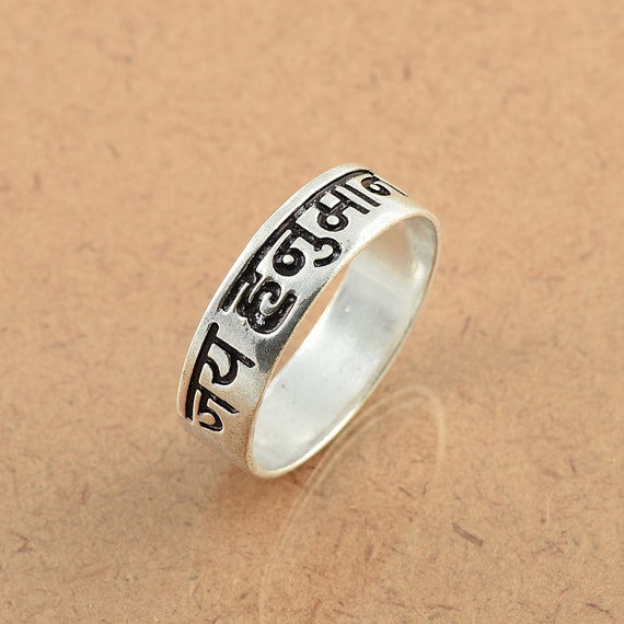 Hanuman Ring in Pure Silver