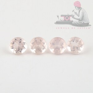 3mm Round Cut Rose Quartz Gemstone: Loose Pink Jewelry Stone