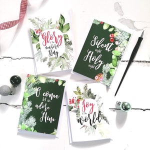 Weihnachtskarten Set - Festliche Weihnachtskarten - Christliche Karten - Freude an der Welt - christliche Weihnachtskarten - christliche Geschenke - Weihnachten